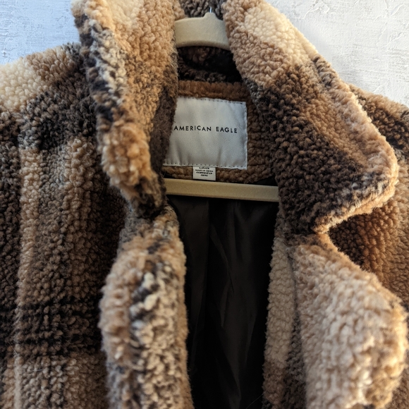 American Eagle SM fleece coat - Picture 3 of 3